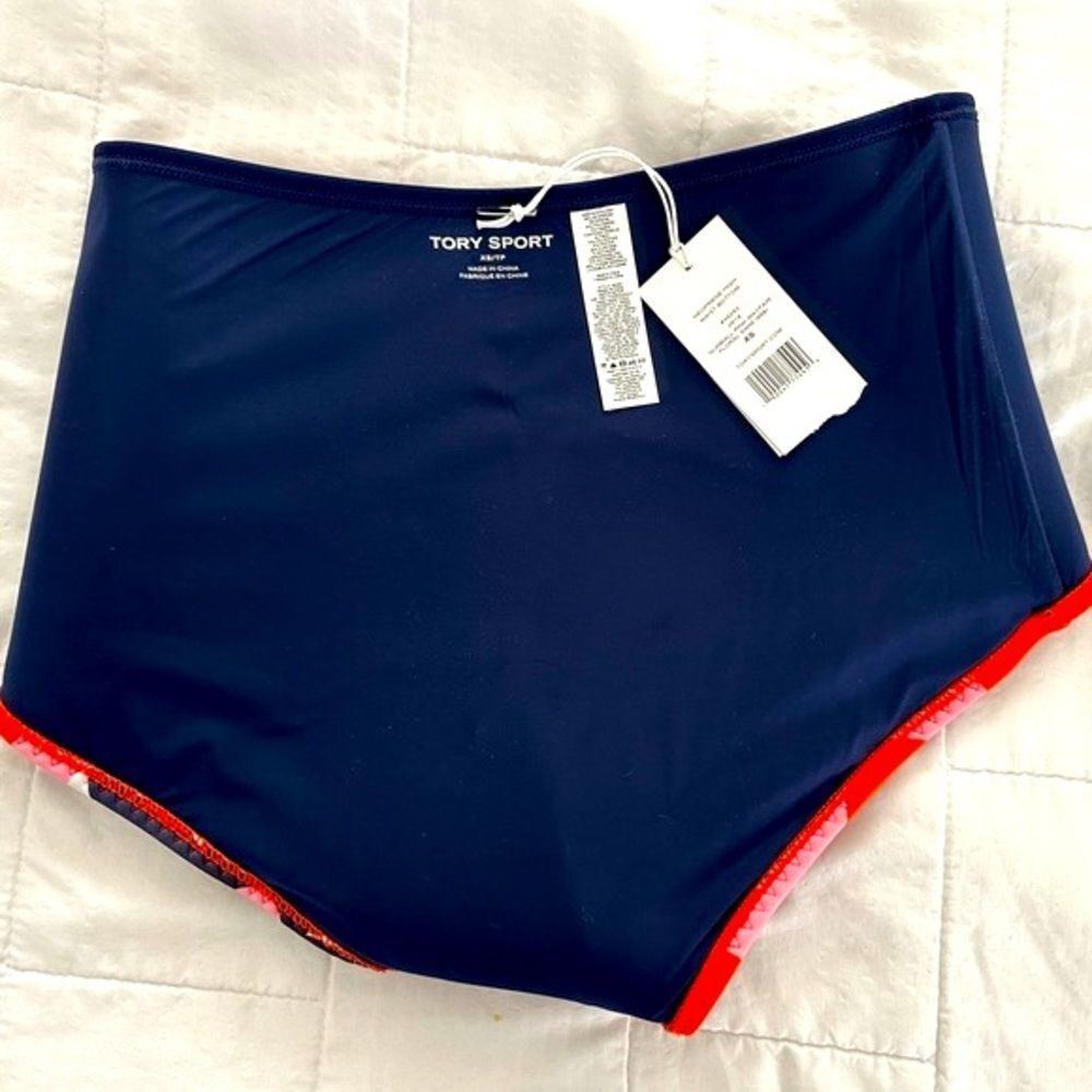 TORY SPORT Bikini Bottom Neoprene High Waist Gumball Mayfair • NEW WITH TAGS • - Picture 10 of 11